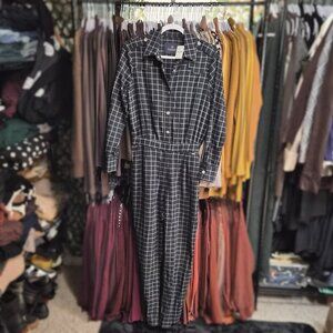 NWT Scotch & Soda Plaid All In One Check Jumpsuit
